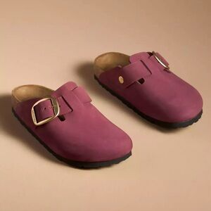 Big Buckle Birkenstock Boston BERRY CRUSH Clogs. NEW , FREE SHIPPING 38 Womens